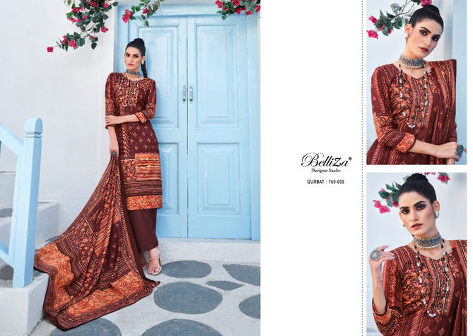 Belliza Qurbat Regular Wear Pashmina Wholesale Dress Material Collection